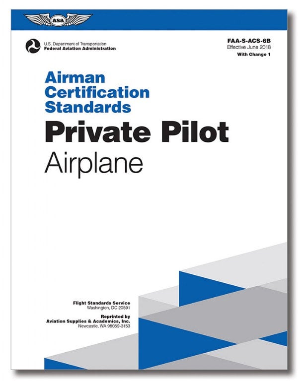 ASA Airman Certification Standards Private Pilot Quest Pilot Supplies
